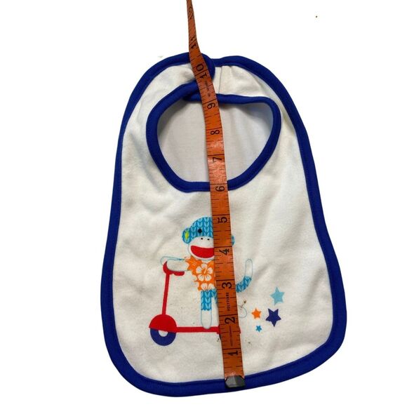 Baby Starters Baby Infant Bib Visor Monkey Face Hat 3 Pack Set Safari - Picture 9 of 11